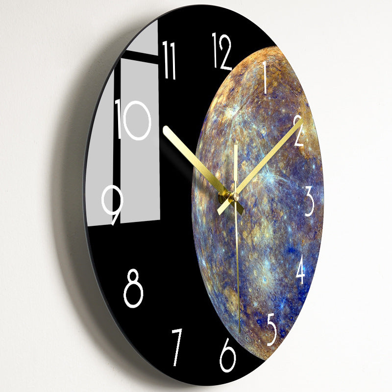 Luxury Silent Wall Clock- Glass Clock