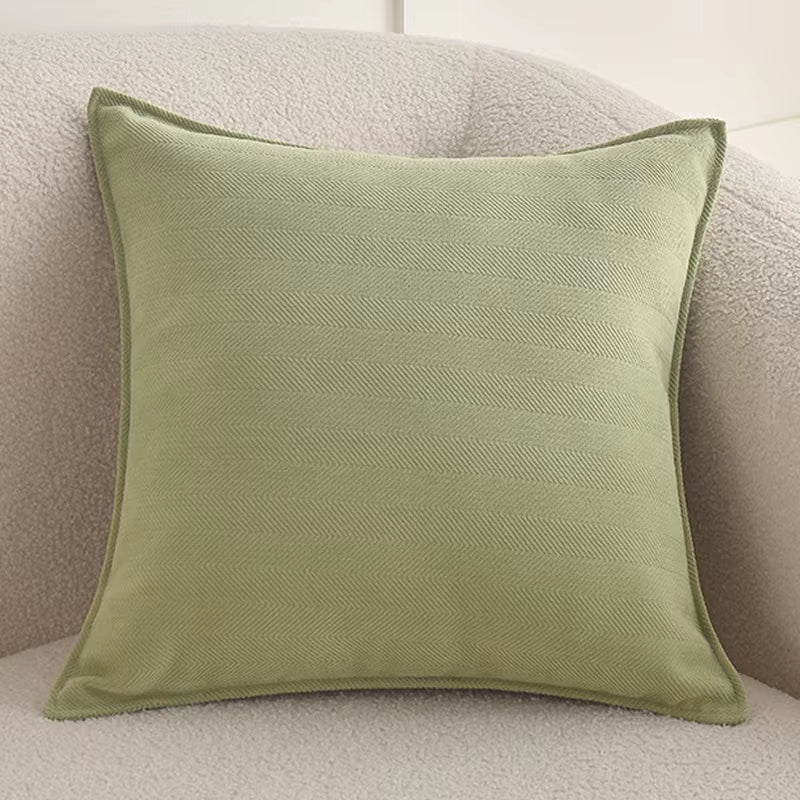 Chenille Throw Pillow Covers with Elegant Luxury Design Square Cushion Case for Office Home Living Room Bed Sofa Cushion Decor