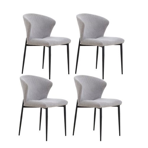 Dining Chairs set of 4, Upholstered Side Chairs, Adjustable Kitchen