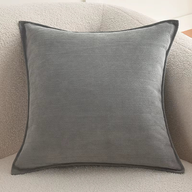 Chenille Throw Pillow Covers with Elegant Luxury Design Square Cushion Case for Office Home Living Room Bed Sofa Cushion Decor