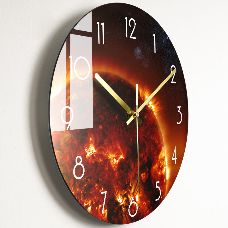 Luxury Silent Wall Clock- Glass Clock