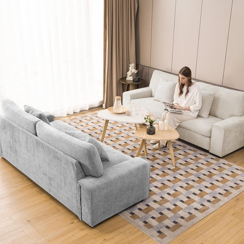 The Beige Luxe Sofa