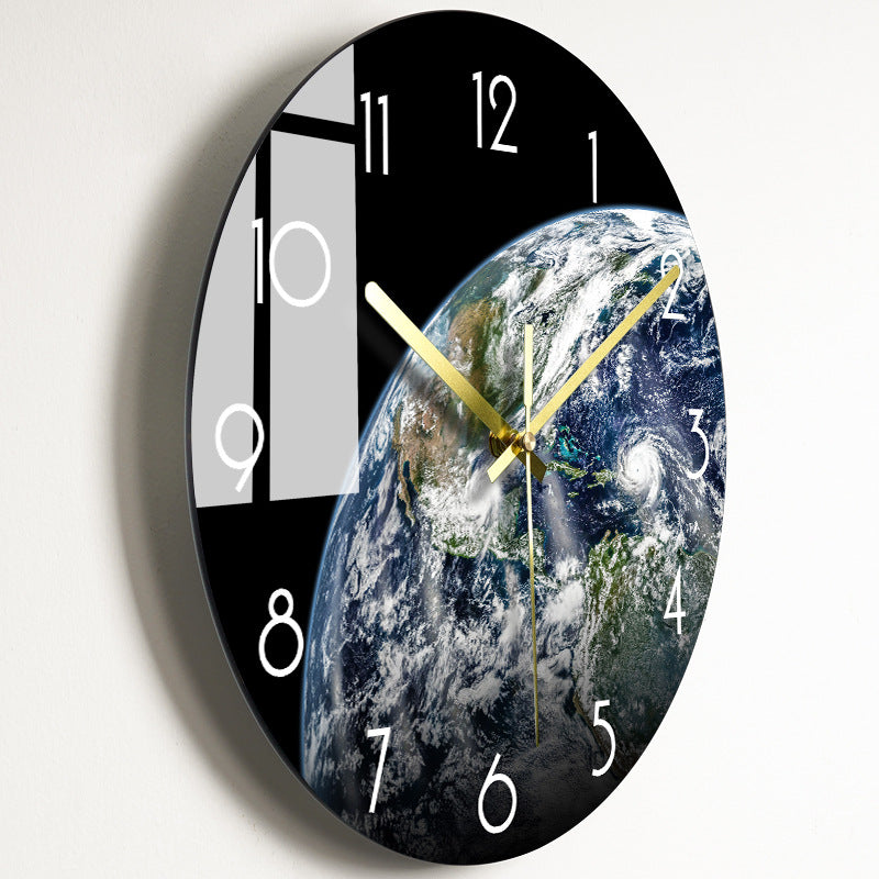 Luxury Silent Wall Clock- Glass Clock