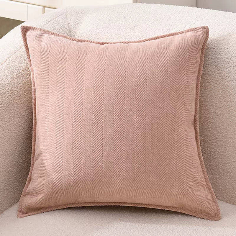 Chenille Throw Pillow Covers with Elegant Luxury Design Square Cushion Case for Office Home Living Room Bed Sofa Cushion Decor