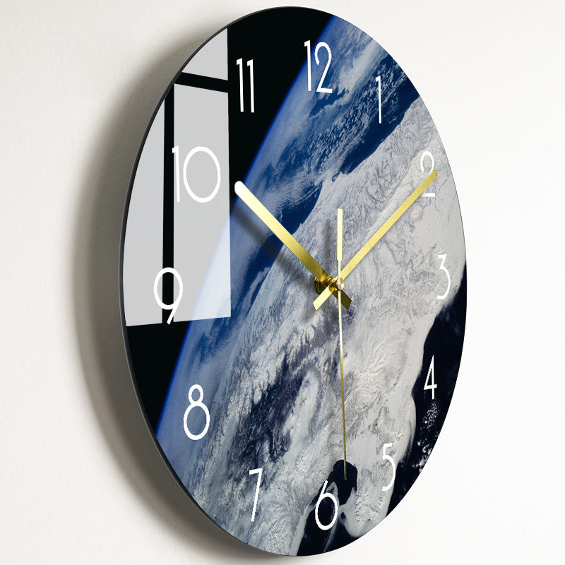Luxury Silent Wall Clock- Glass Clock