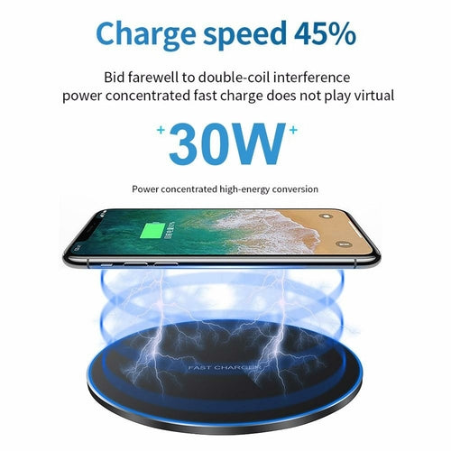 W9 30W Wireless Charging Pad